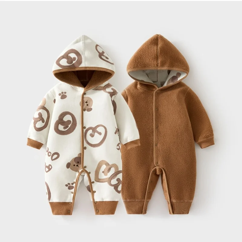 Baby Products Sale - 2025 Herbst Winter Baby Reversible Strampler