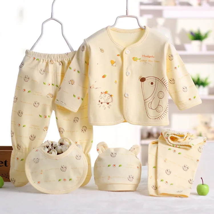 Baby Products Sale - 5-teiliges Set Kinderkleidung Baby Igel Neugeborenen-Set