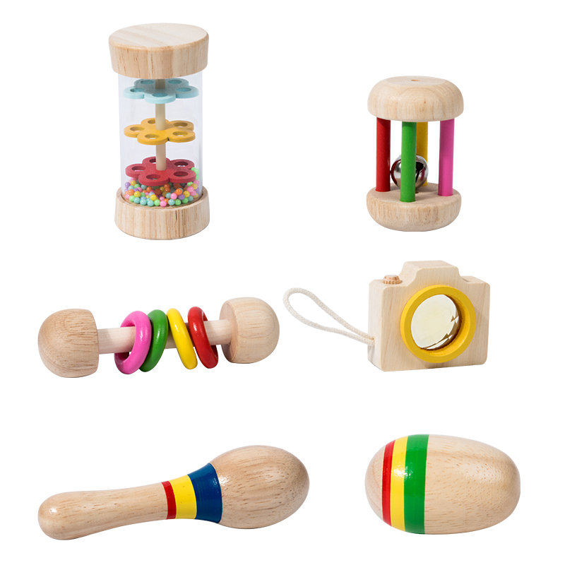 Baby Rattle Toy Set - 6 stücke früh pädagogische Baby Rassel