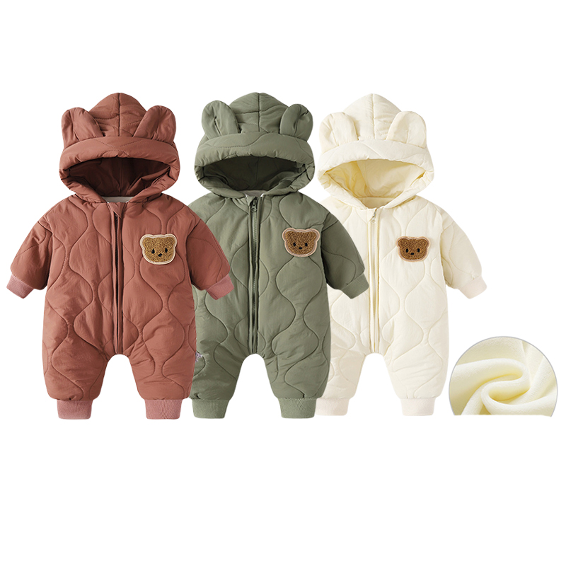 Baby Products Sale - 2026 Frühling Herbst Kapuzen-Strampler für Neugeborene