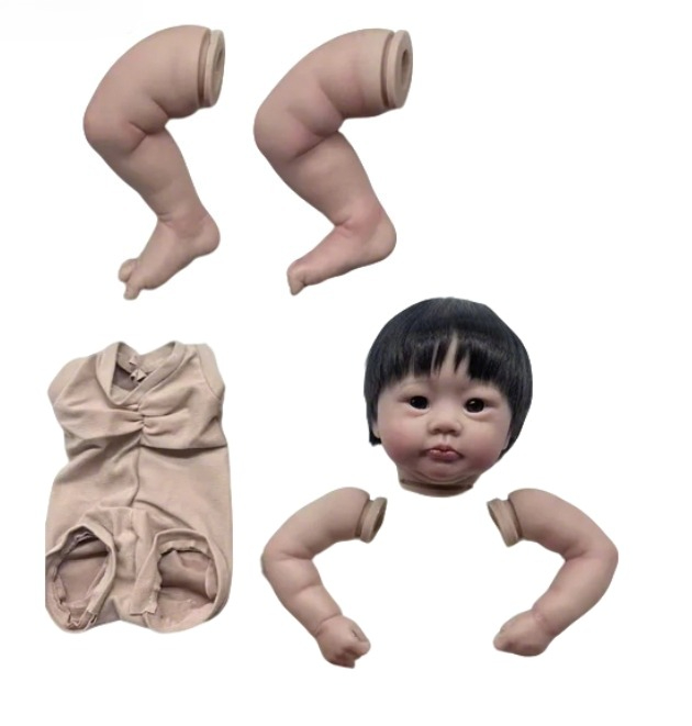 Baby Products Hair - Lali-Puppenbausatz für Neugeborene, lebensecht, unmontiert, zum