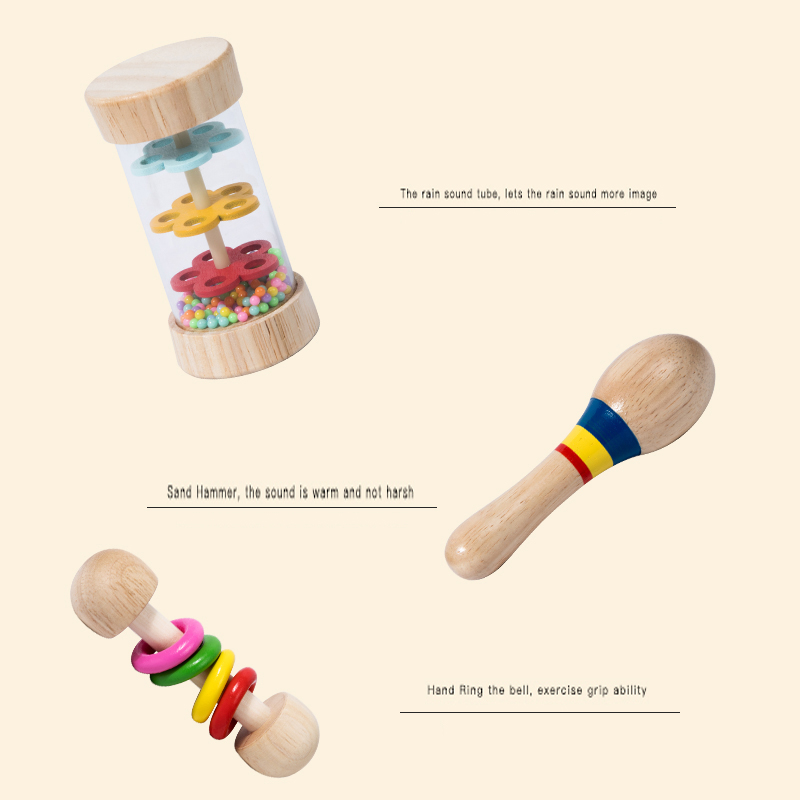 6 stücke früh pädagogische Bab – Baby Rattle Toy Set Bewertung und Preis