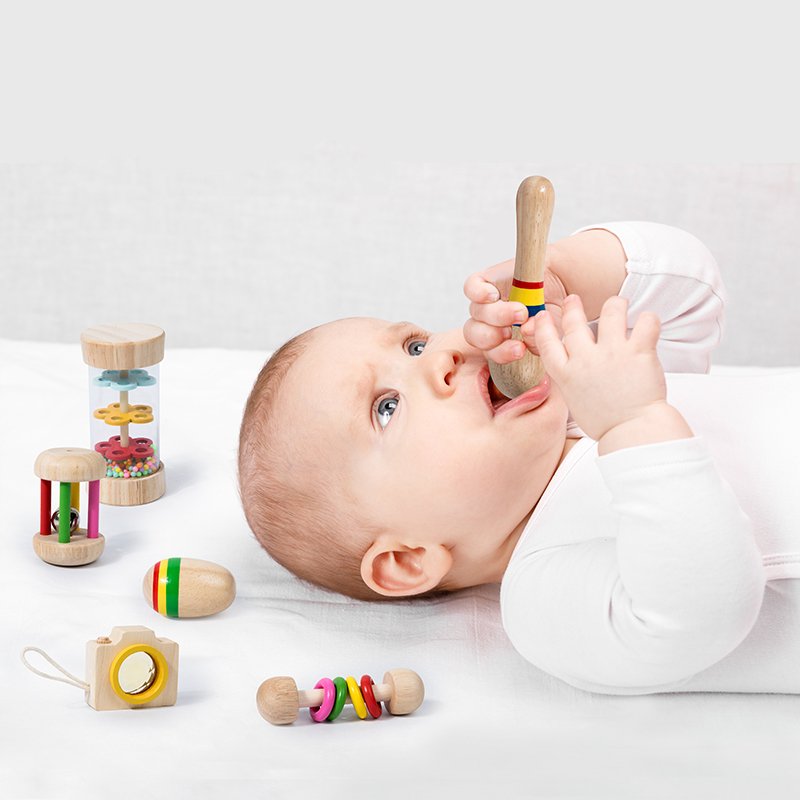 6 stücke früh pädagogische Bab – Baby Rattle Toy Set Bewertung und Preis
