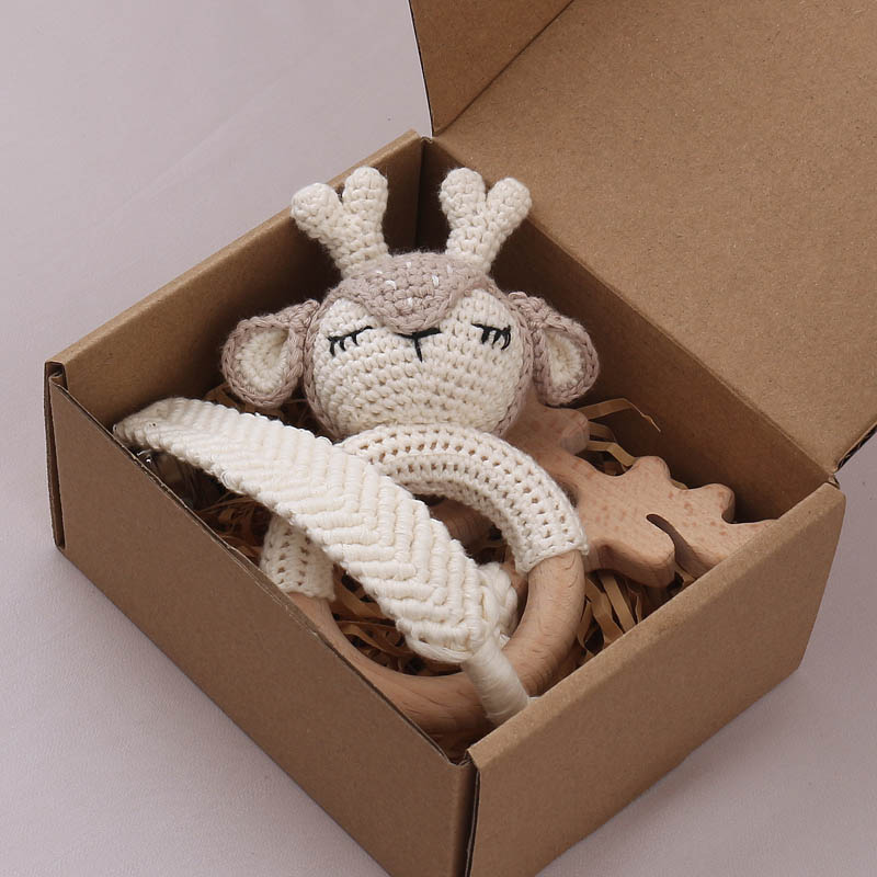 Baby Häkel-Rassel Elefant Beiß – Baby Rattle Toy Set Bewertung und Preis