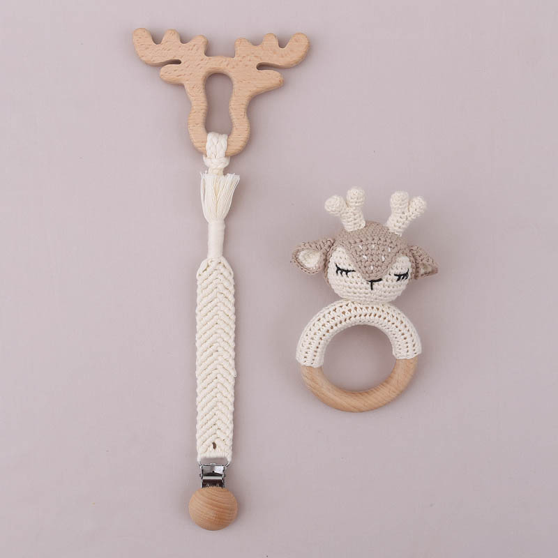 Baby Häkel-Rassel Elefant Beiß – Baby Rattle Toy Set Bewertung und Preis