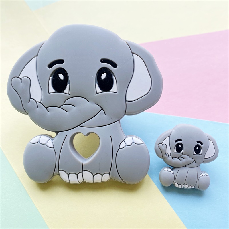 2 Stück/Set Mini Silikon Elefa – Baby Rattle Toy Set Bewertung und Preis