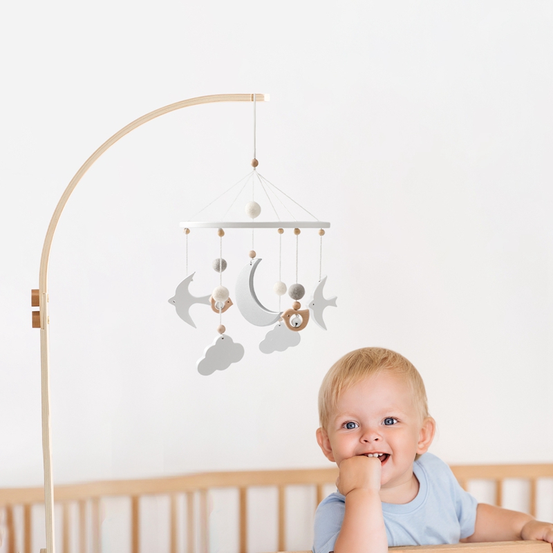 Baby Holz Bett Glocke Halterun – Baby Rattle Toy Set Bewertung und Preis