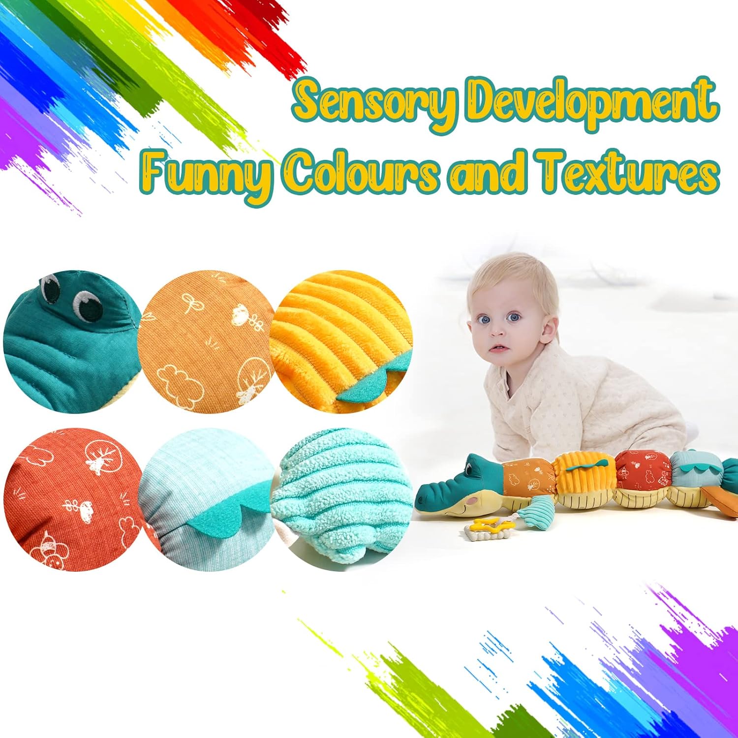 Tummy Time Toys 0-24 Monate Ba – Baby Rattle Toy Set Bewertung und Preis