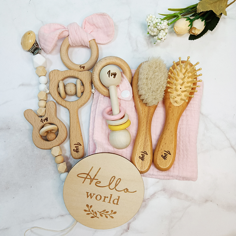 8-teiliges individuelles Namen – Baby Rattle Toy Set Bewertung und Preis